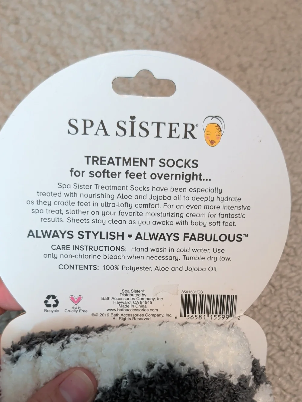 Spa Sister Treatment Socks
